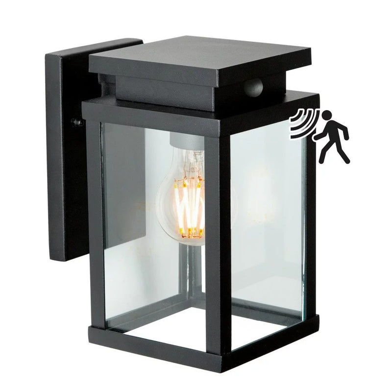 Jersey Muurlamp Met Bewegingssensor Zwart