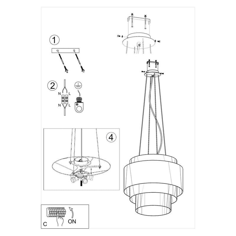 Lightinup SRL - Reflectie 50 Witte Kroonluchter