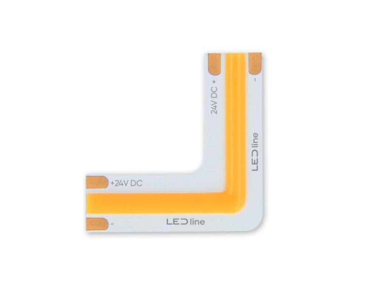 COB LED strip connector 4000K 10mm 2 PIN Type L 14W