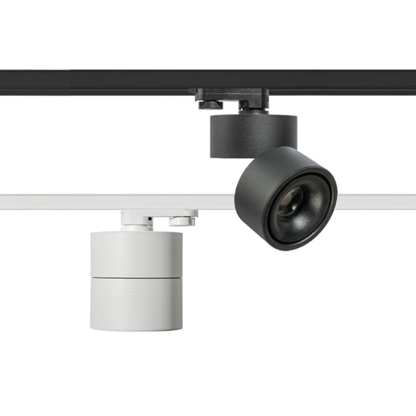 Costa-T3 LED Railspot Aluminium Kantelbaar Wit/Zwart 12W 3000K