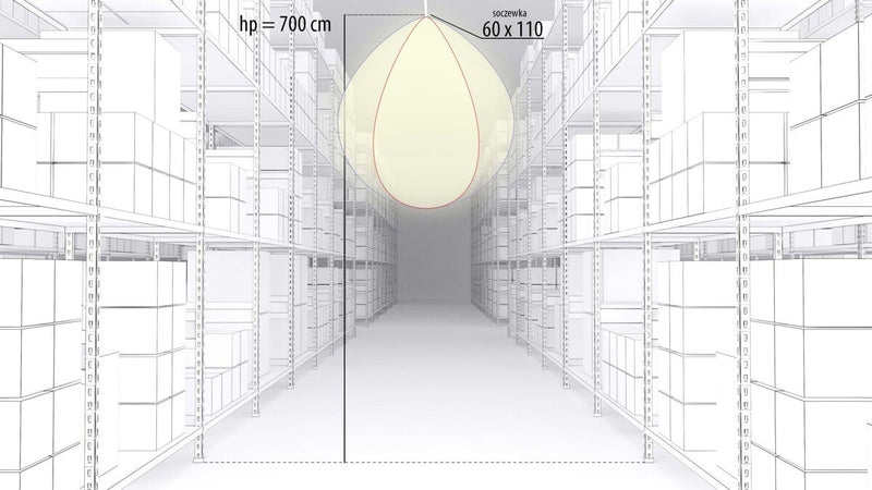 PRIME Linear - 60W - 4000K -7800lm - 0-10V Dimbaar - 60*110° - Zwart - 1444mm