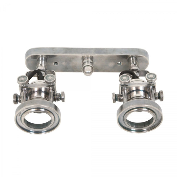 Prescott Double Spot Zilver Messing – 2x GU10 Wand- & Plafondlamp