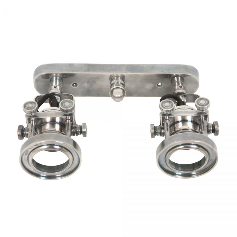 Prescott Double Spot Zilver Messing – 2x GU10 Wand- & Plafondlamp