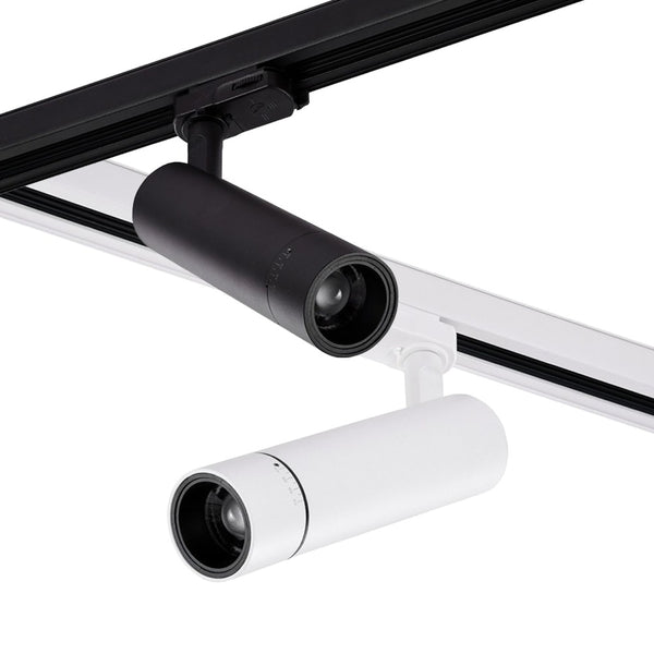 Galileo-T3 LED Railspot Aluminium Instelbare Lichtbundel Wit/Zwart 15W