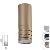 Locus-P LED Opbouwspot Aluminium GU10 Wit/Zwart/Grijs 35W