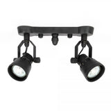 Indigo Dubbele Opbouwspot Zwart Messing – Draaibaar GU10 Spot