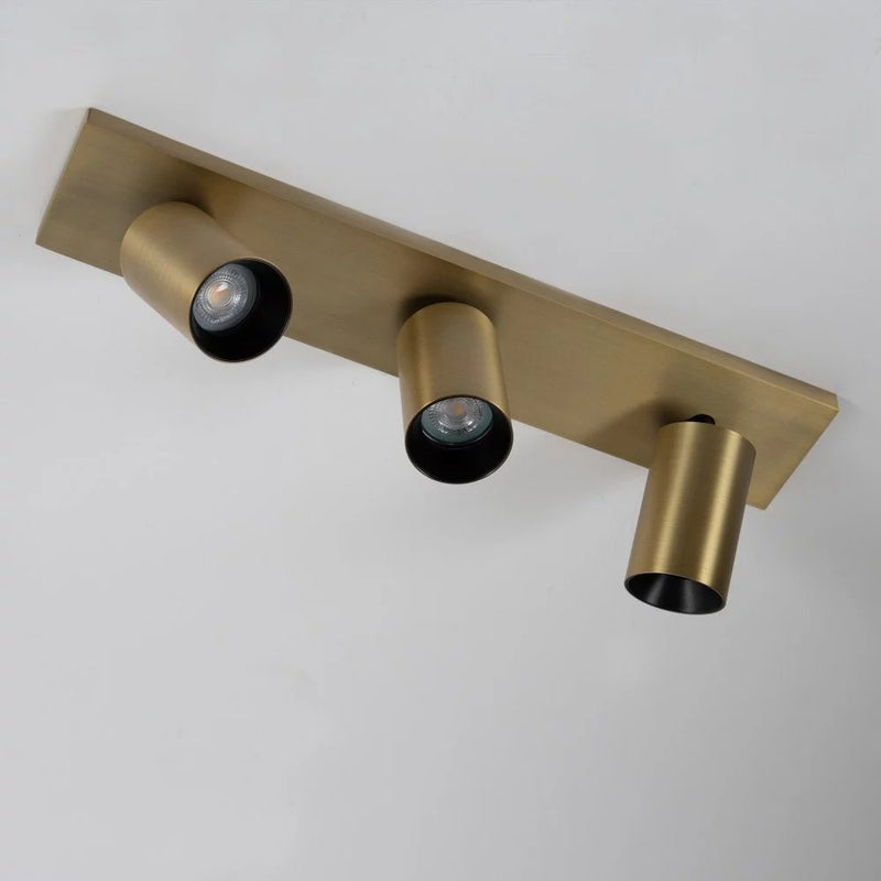 Lynn 3 Opbouwspot Oud Brons – 3-lichts Draaibare Wand- en Plafondspot