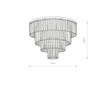 Huber-meubels - Cristal L Plafond