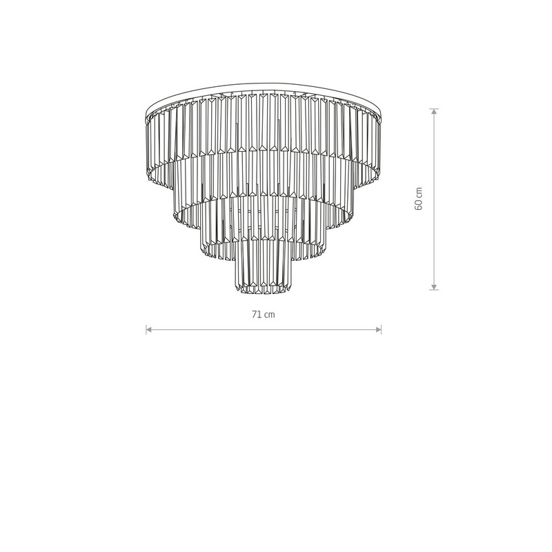 Huber-meubels - Cristal L Plafond
