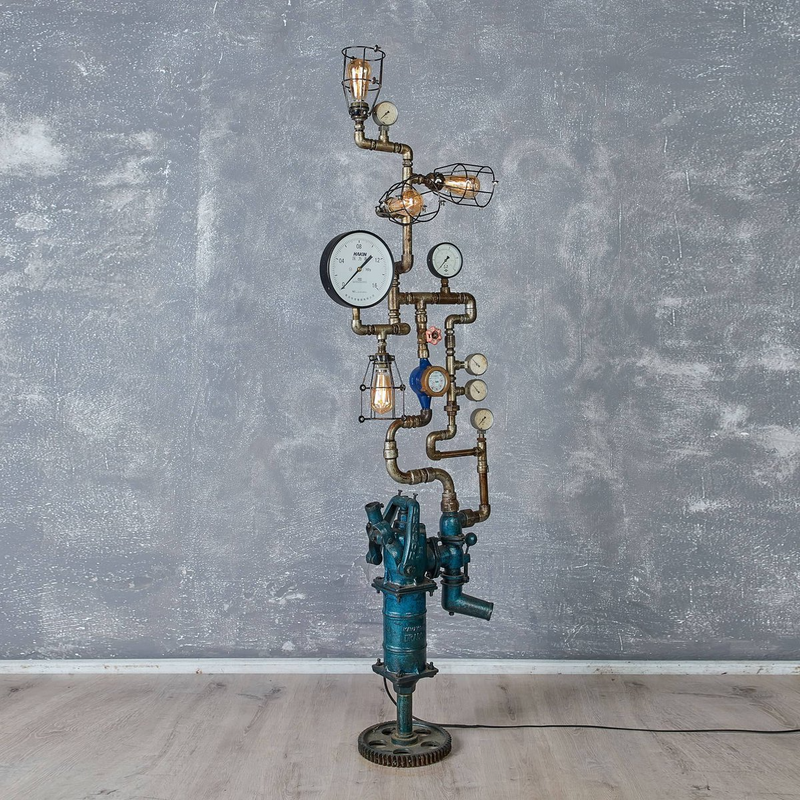 Golden Pigs - Hoge Spectaculaire Waterpomplamp