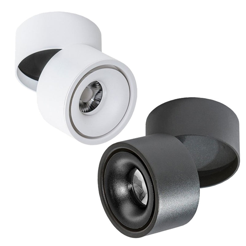 Costa LED Opbouwspot Aluminium Kantelbaar 3000K/4000K Wit/Zwart