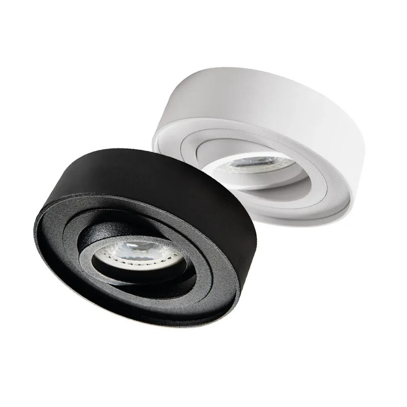 Mini Bord Verstelbare Inbouwspot Aluminium Wit/Zwart 12V/230V