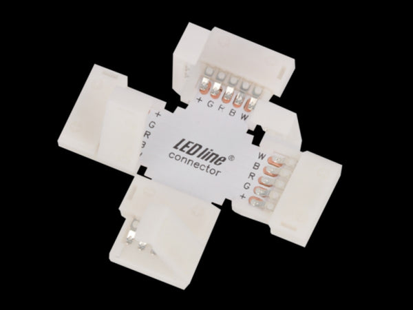 LED strip Click kruisverbinder 12 mm 5 PIN RGBW