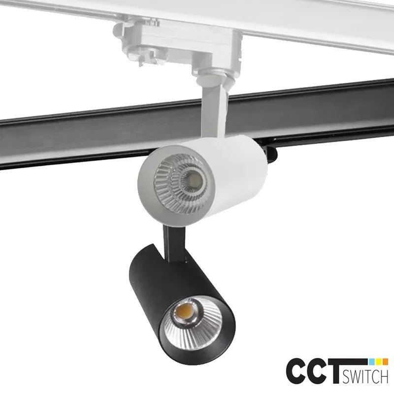 Kirke-T3 LED Railspot Aluminium CCT Wit/Zwart 10W Instelbaar 3000-5000K