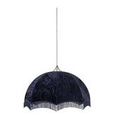 J-Line - Hanglamp Fluweel/Katoen Paars