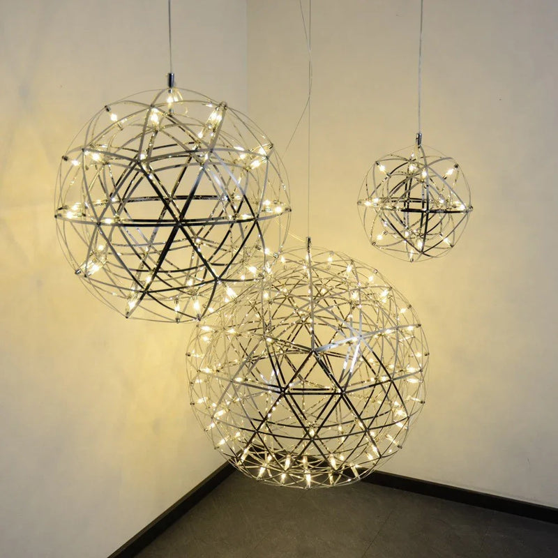 Skapetze - S.Luce Pro Atom 70 Led Hanglamp Metalen Bol 2484Lm Chroom