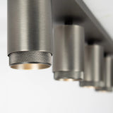 Scott 4 Opbouwspot Gun Metal – 4-lichts Draaibare Plafondspot GU10