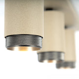 Scott 3 Opbouwspot Champagne – 3-lichts Draaibare Plafondspot GU10