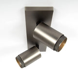Scott 2 Opbouwspot Gun Metal – 2-lichts Draaibare Plafondspot GU10
