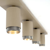 Scott 4 Opbouwspot Champagne – 4-lichts Draaibare Plafondspot GU10