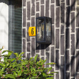 'T Gooi Muurlamp Zwart Medium